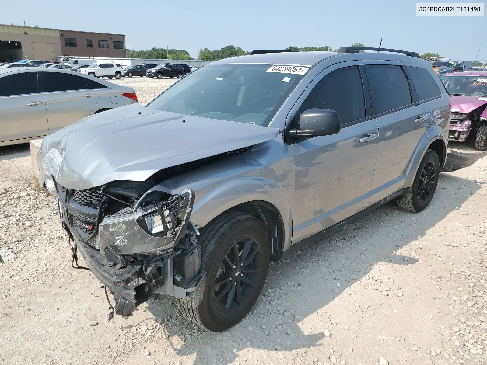 2020 Dodge Journey Se VIN: 3C4PDCAB2LT181498 Lot: 64239064