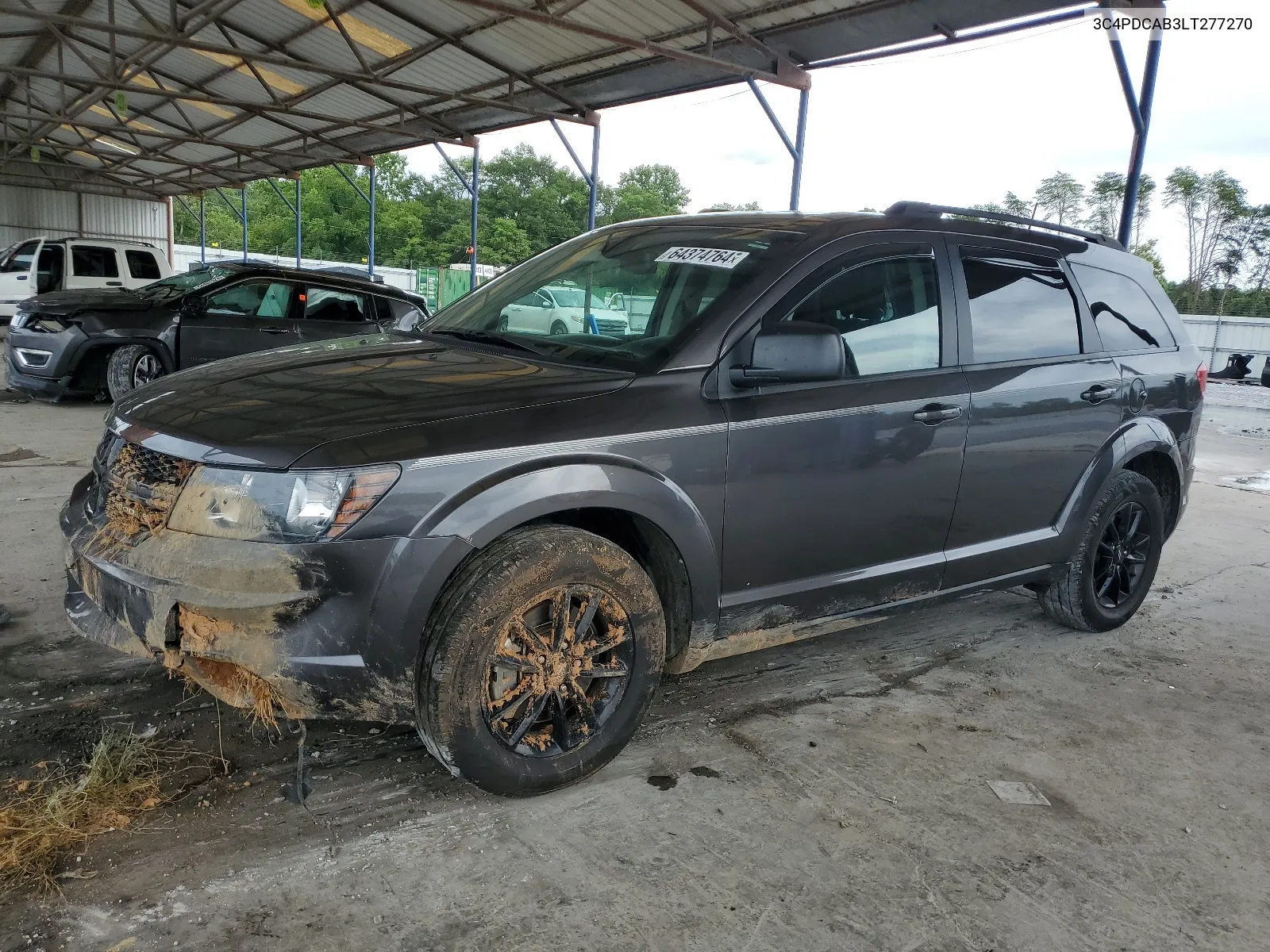 2020 Dodge Journey Se VIN: 3C4PDCAB3LT277270 Lot: 64374764