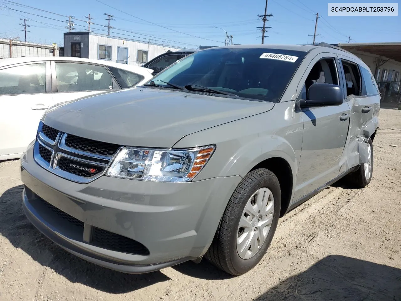 3C4PDCAB9LT253796 2020 Dodge Journey Se