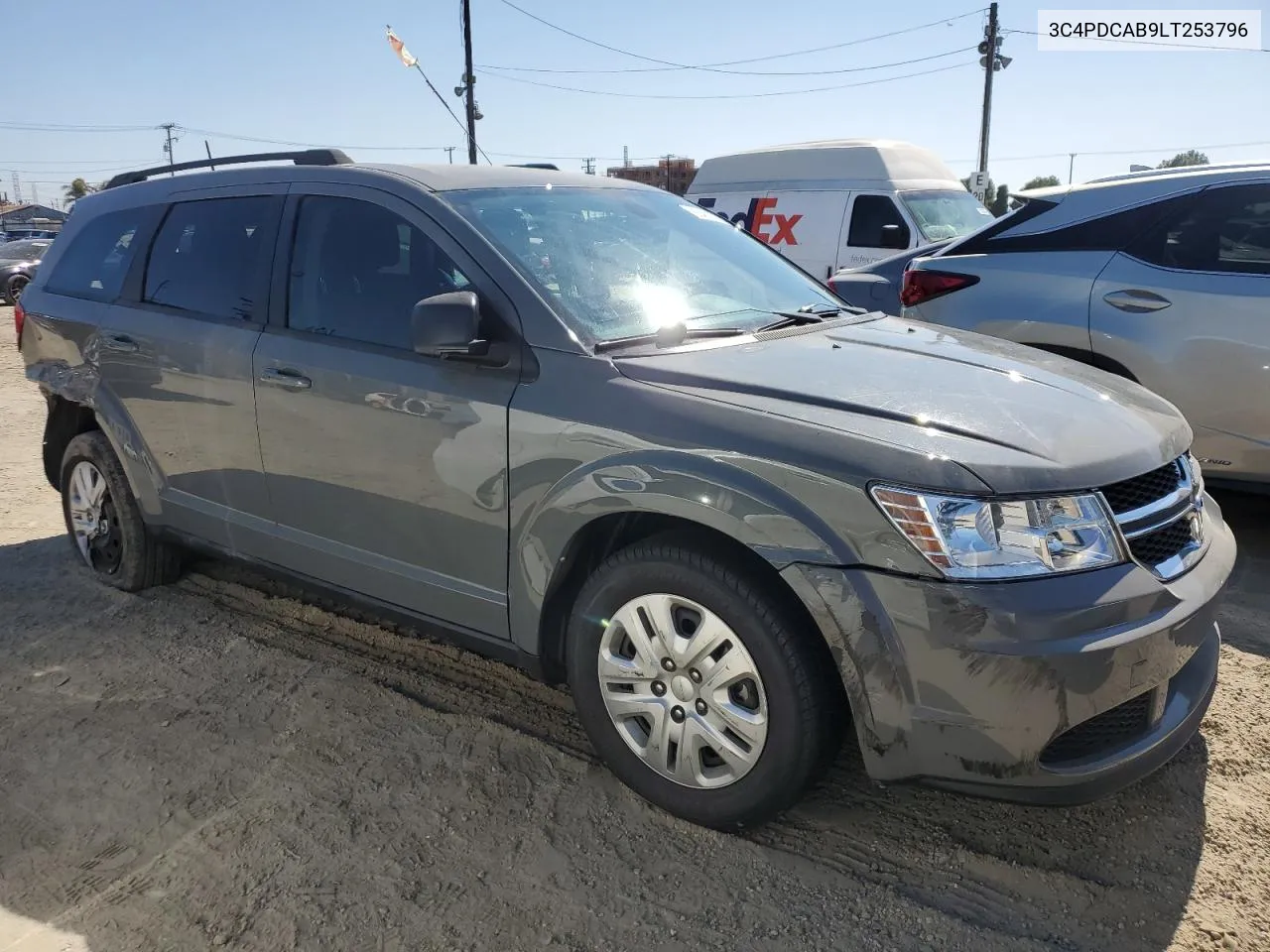 2020 Dodge Journey Se VIN: 3C4PDCAB9LT253796 Lot: 65488784