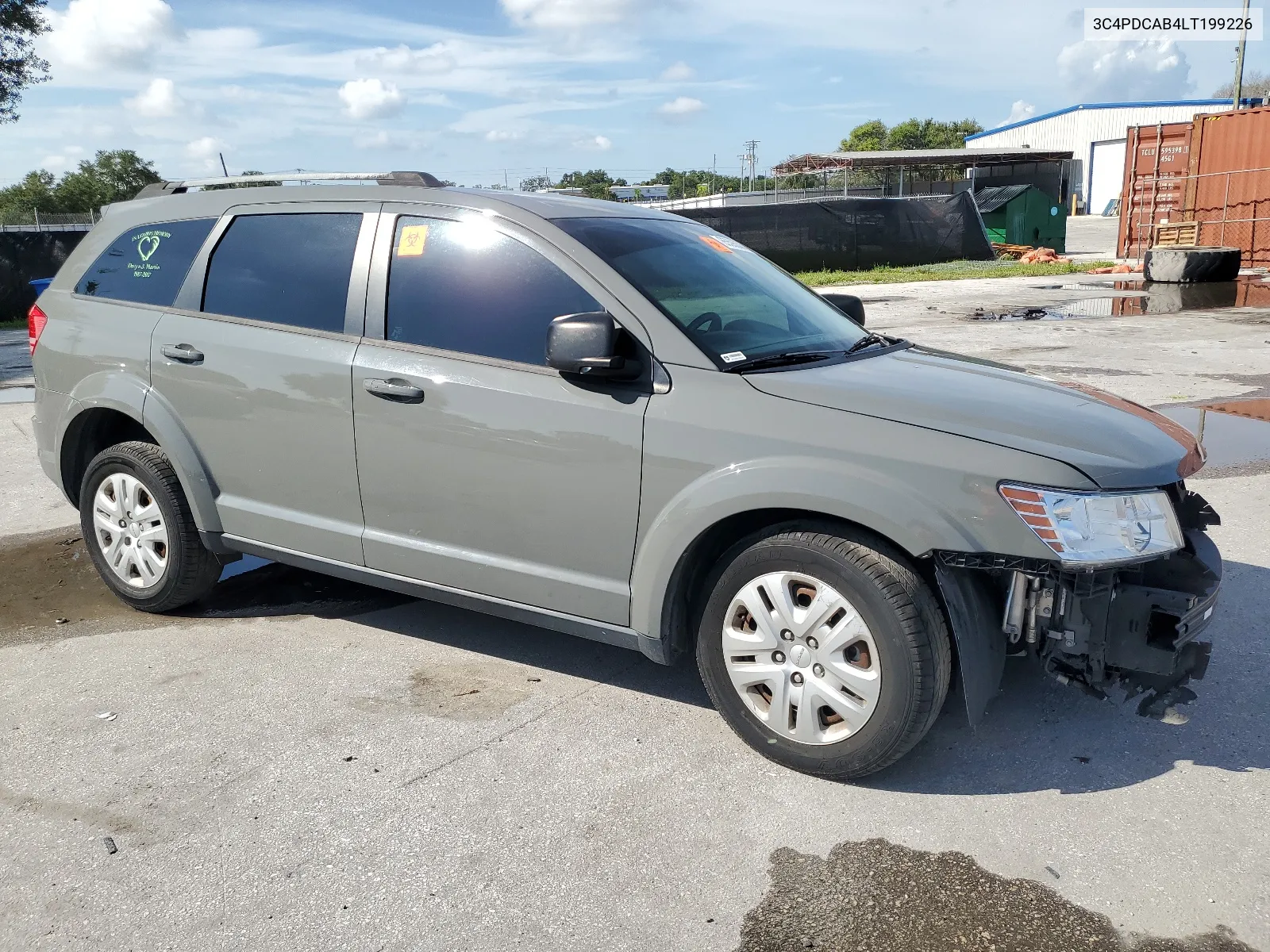 2020 Dodge Journey Se VIN: 3C4PDCAB4LT199226 Lot: 65596324