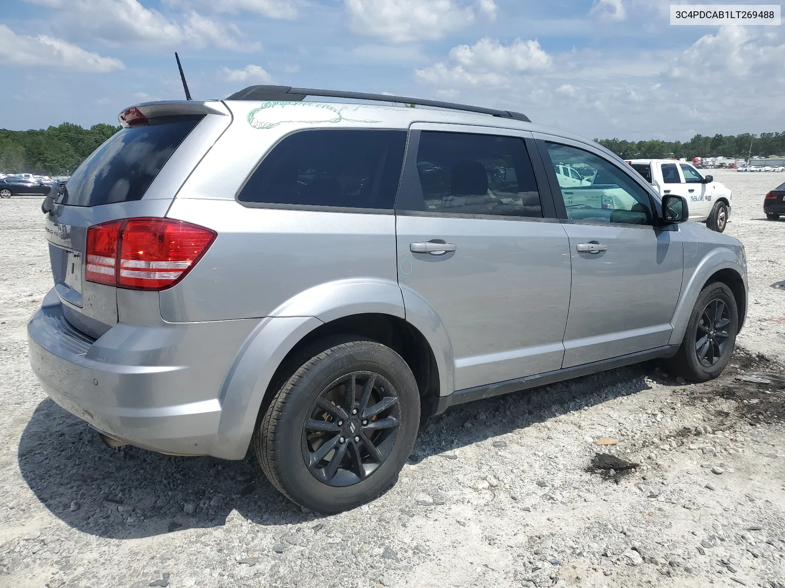 2020 Dodge Journey Se VIN: 3C4PDCAB1LT269488 Lot: 66595654