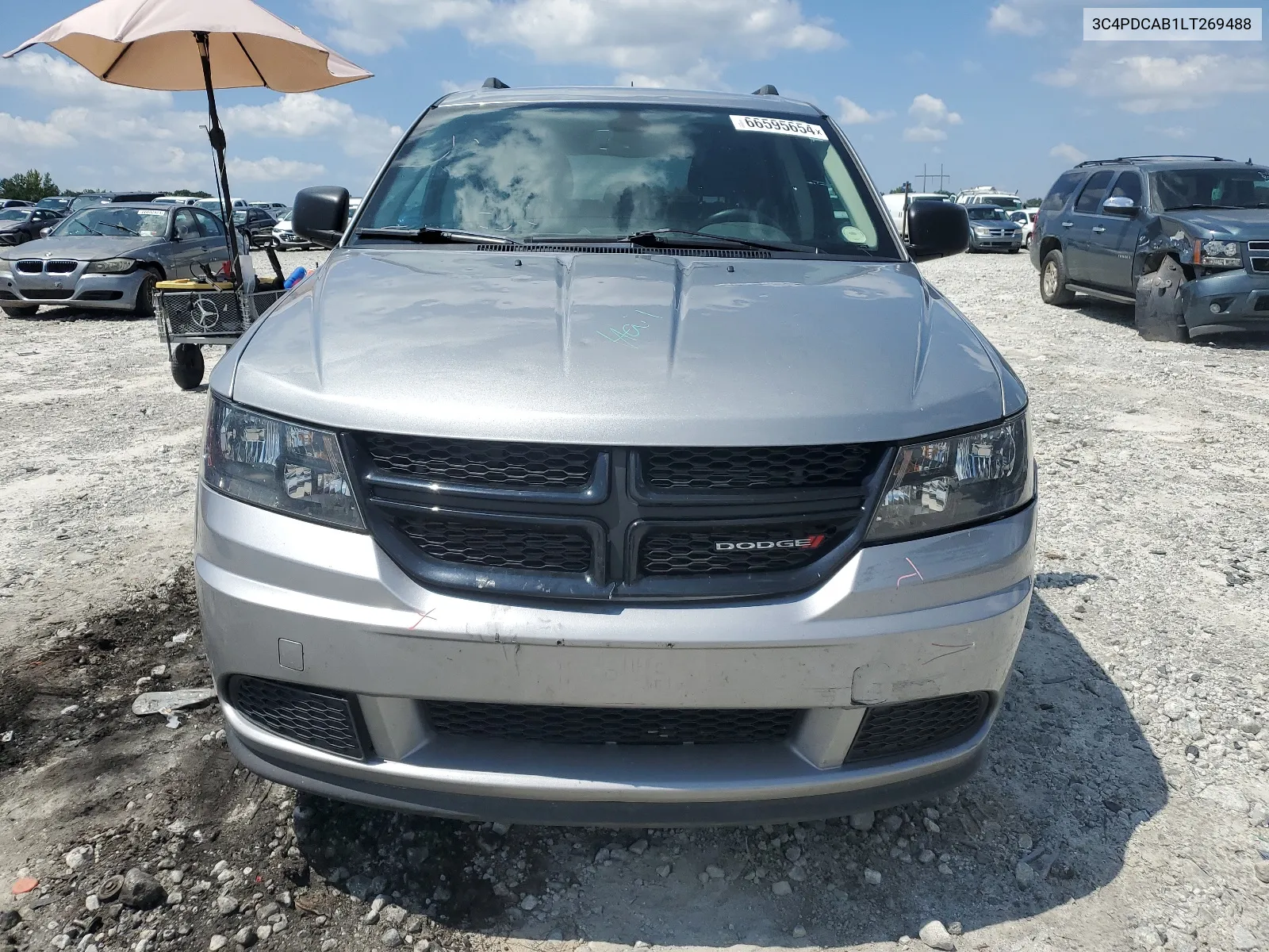 2020 Dodge Journey Se VIN: 3C4PDCAB1LT269488 Lot: 66595654