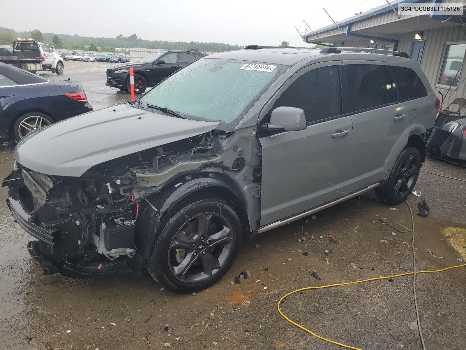 2020 Dodge Journey Crossroad VIN: 3C4PDCGB3LT195126 Lot: 67248444