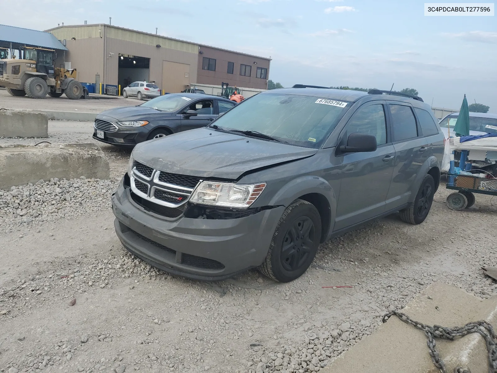 2020 Dodge Journey Se VIN: 3C4PDCAB0LT277596 Lot: 67685794