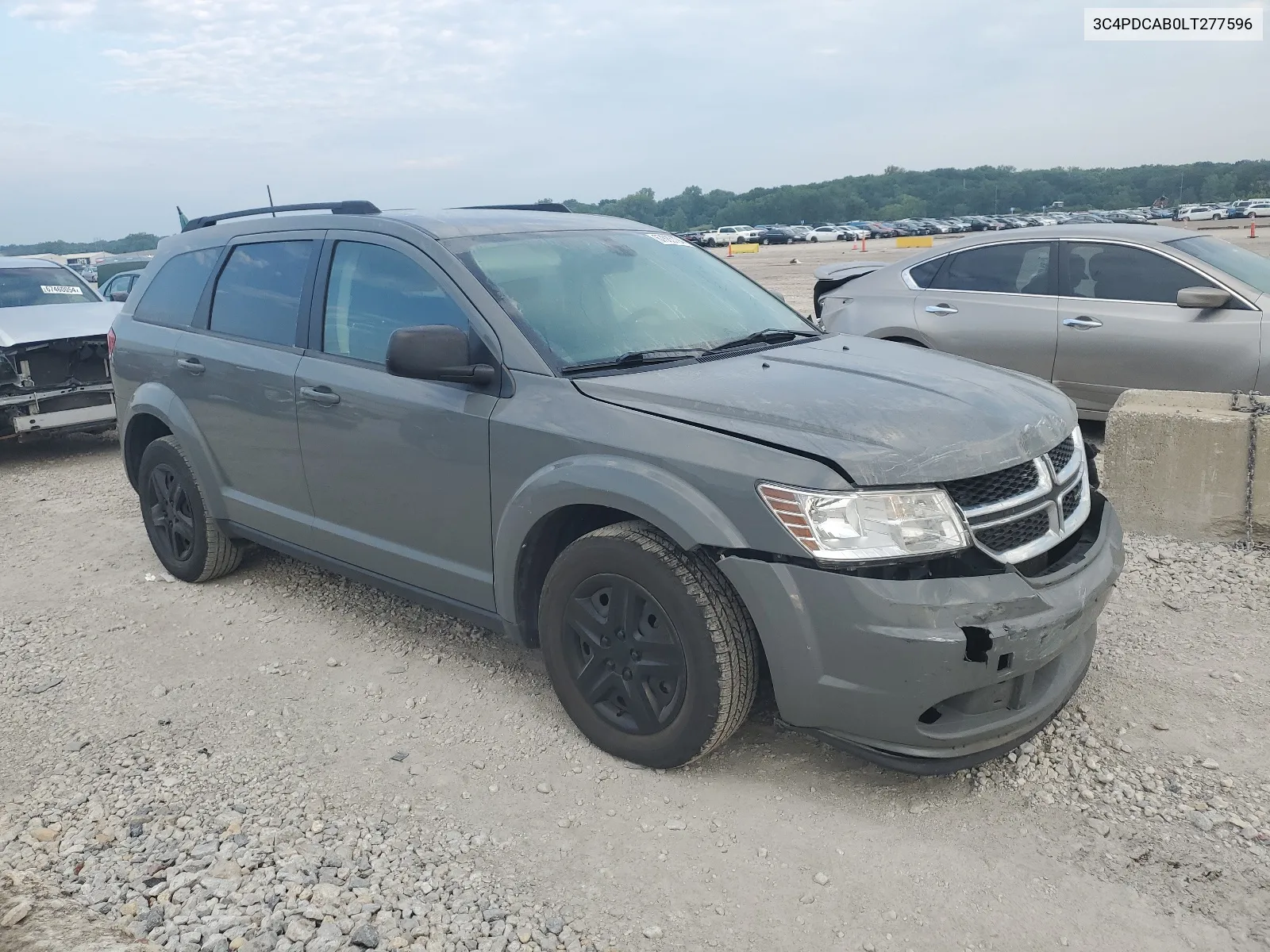 2020 Dodge Journey Se VIN: 3C4PDCAB0LT277596 Lot: 67685794