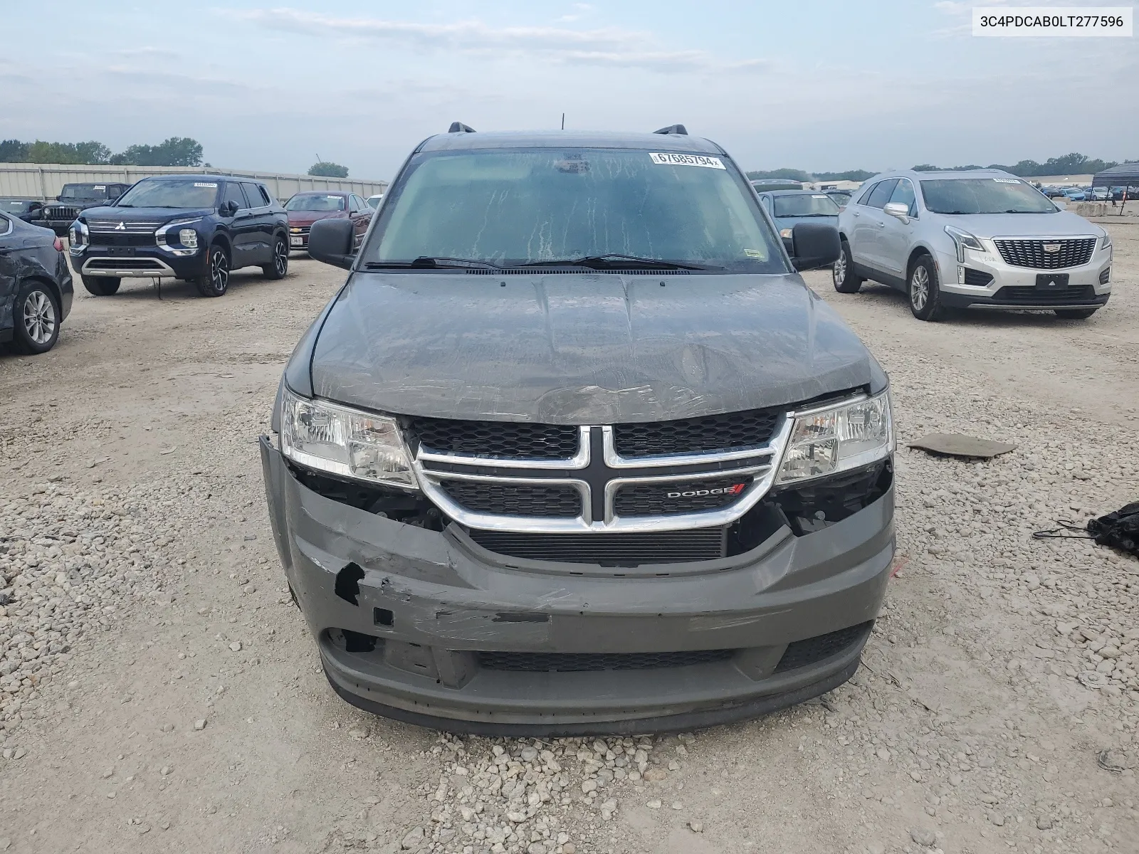 2020 Dodge Journey Se VIN: 3C4PDCAB0LT277596 Lot: 67685794