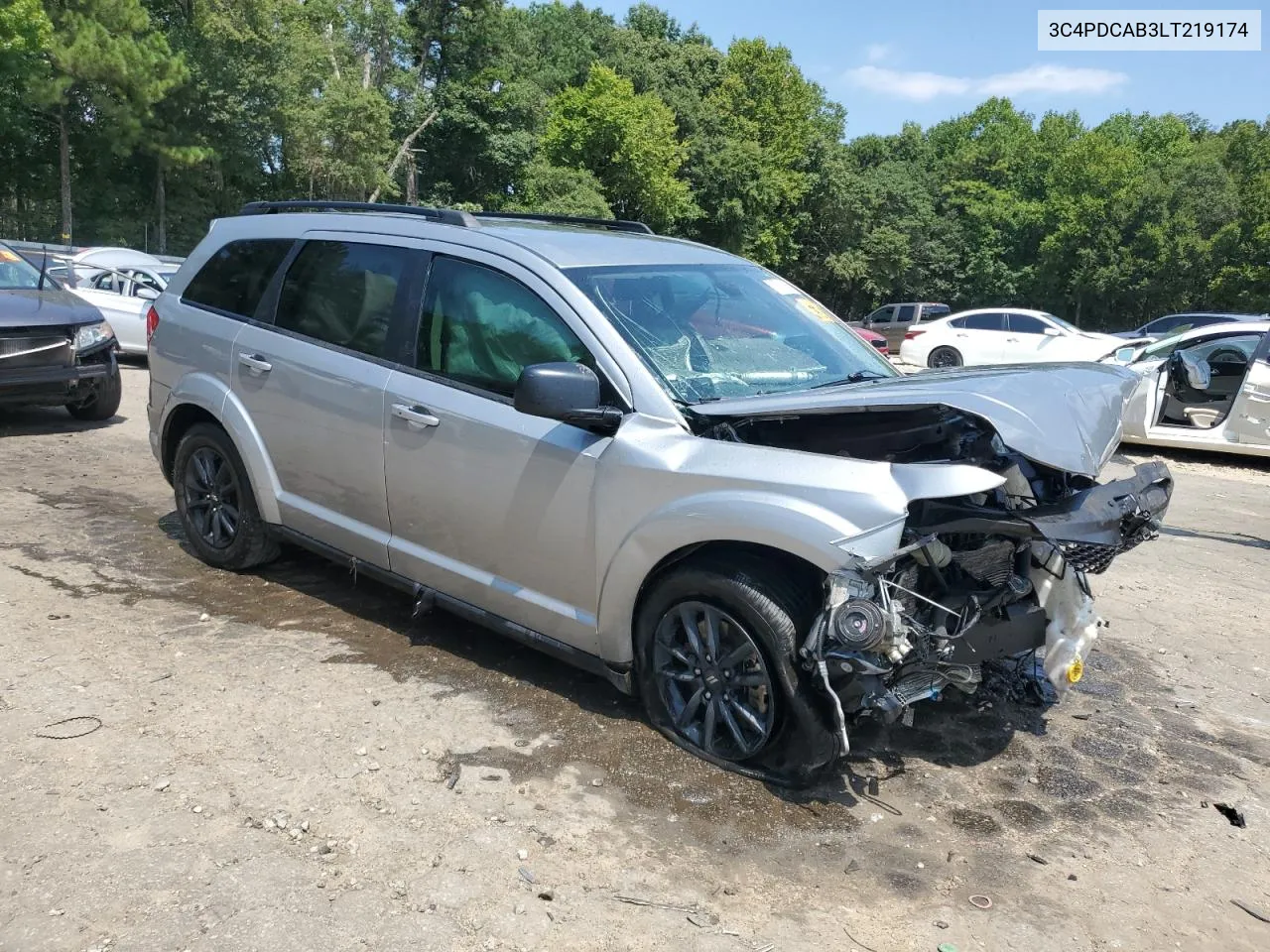 2020 Dodge Journey Se VIN: 3C4PDCAB3LT219174 Lot: 68339144