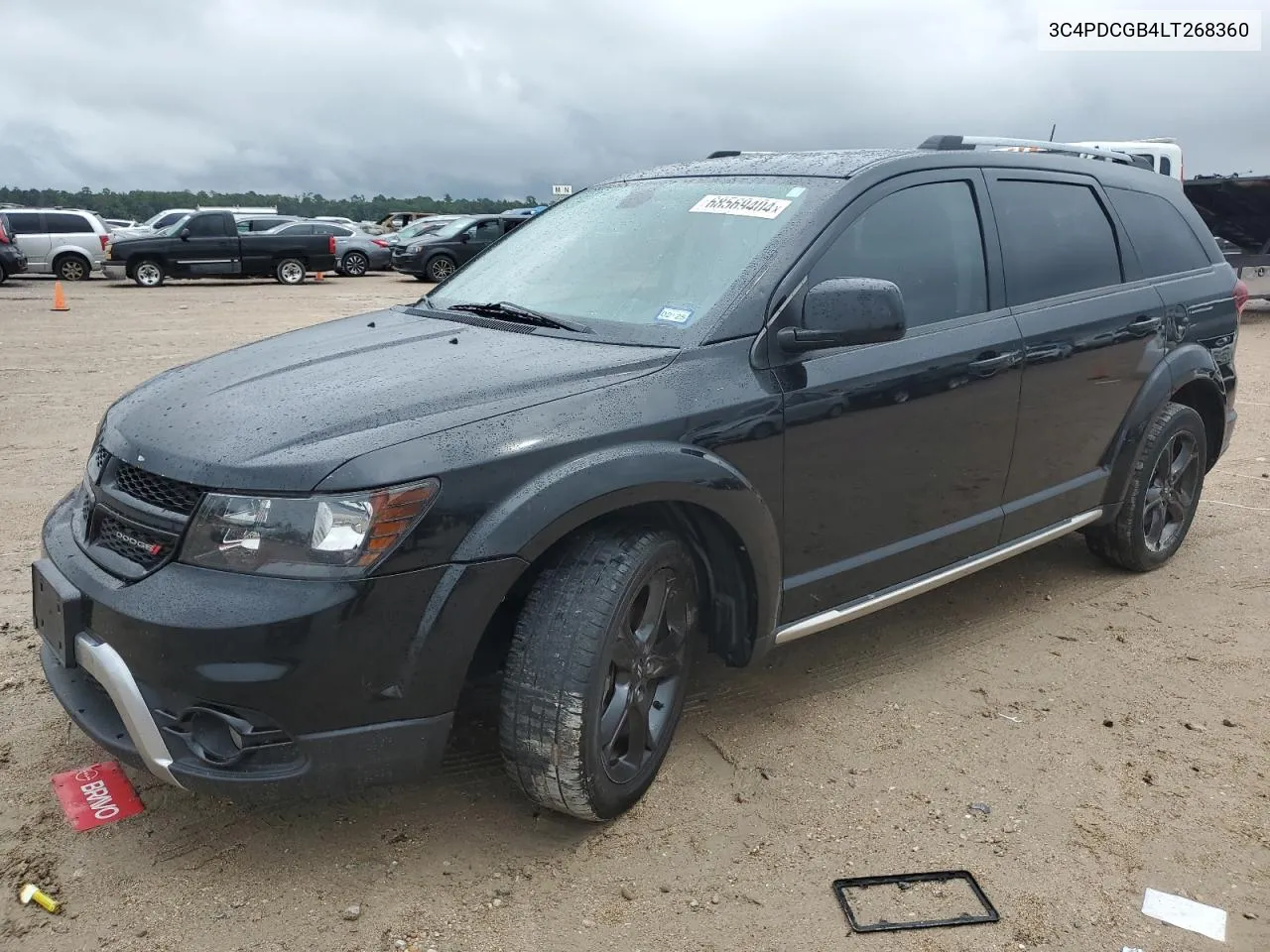 2020 Dodge Journey Crossroad VIN: 3C4PDCGB4LT268360 Lot: 68569404