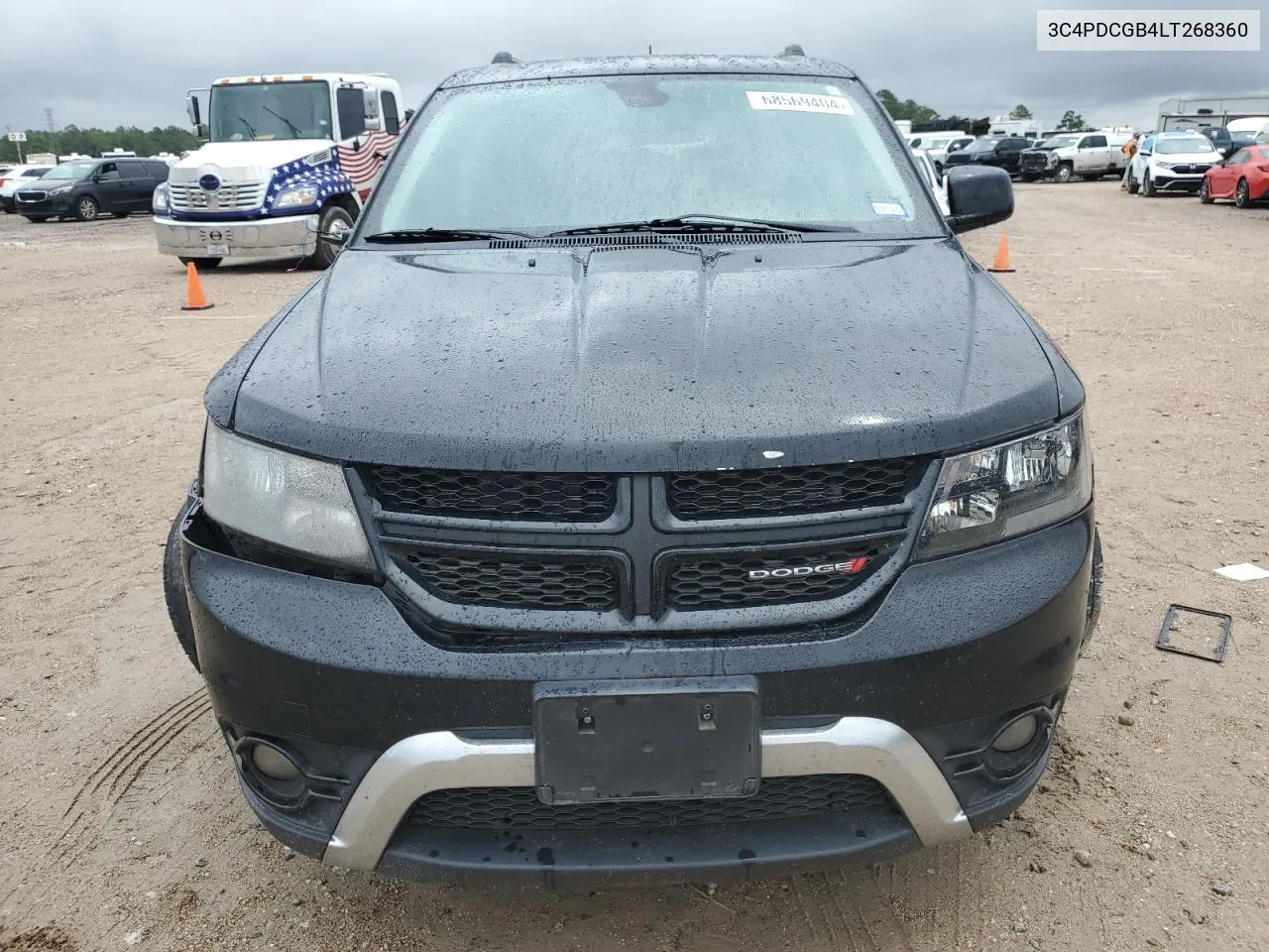 2020 Dodge Journey Crossroad VIN: 3C4PDCGB4LT268360 Lot: 68569404