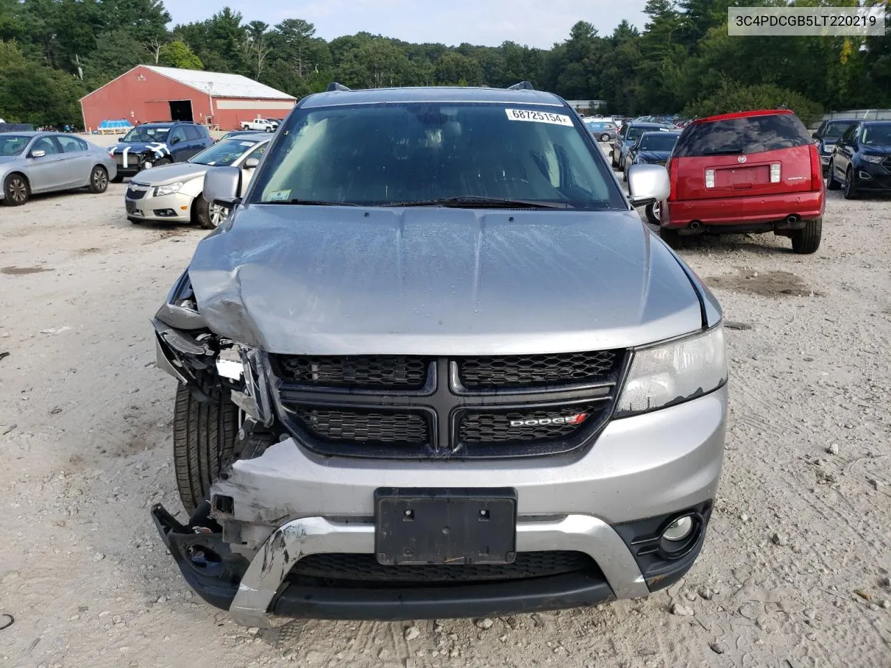 2020 Dodge Journey Crossroad VIN: 3C4PDCGB5LT220219 Lot: 68725154