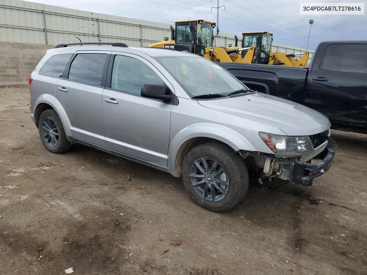 2020 Dodge Journey Se VIN: 3C4PDCAB7LT278616 Lot: 69116194