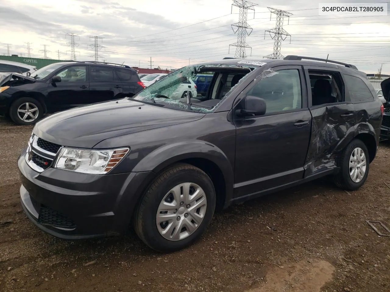 3C4PDCAB2LT280905 2020 Dodge Journey Se