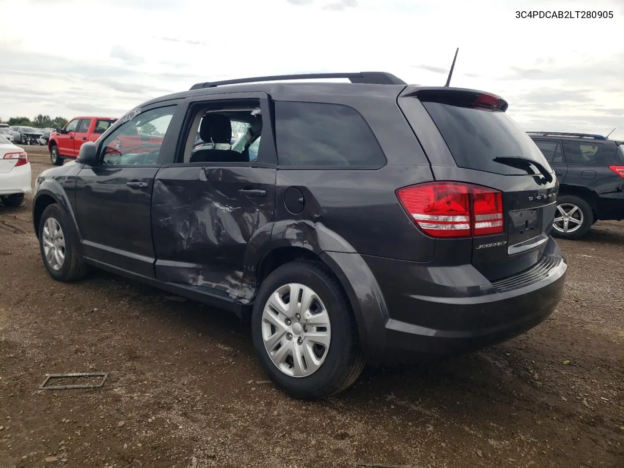 2020 Dodge Journey Se VIN: 3C4PDCAB2LT280905 Lot: 69507114