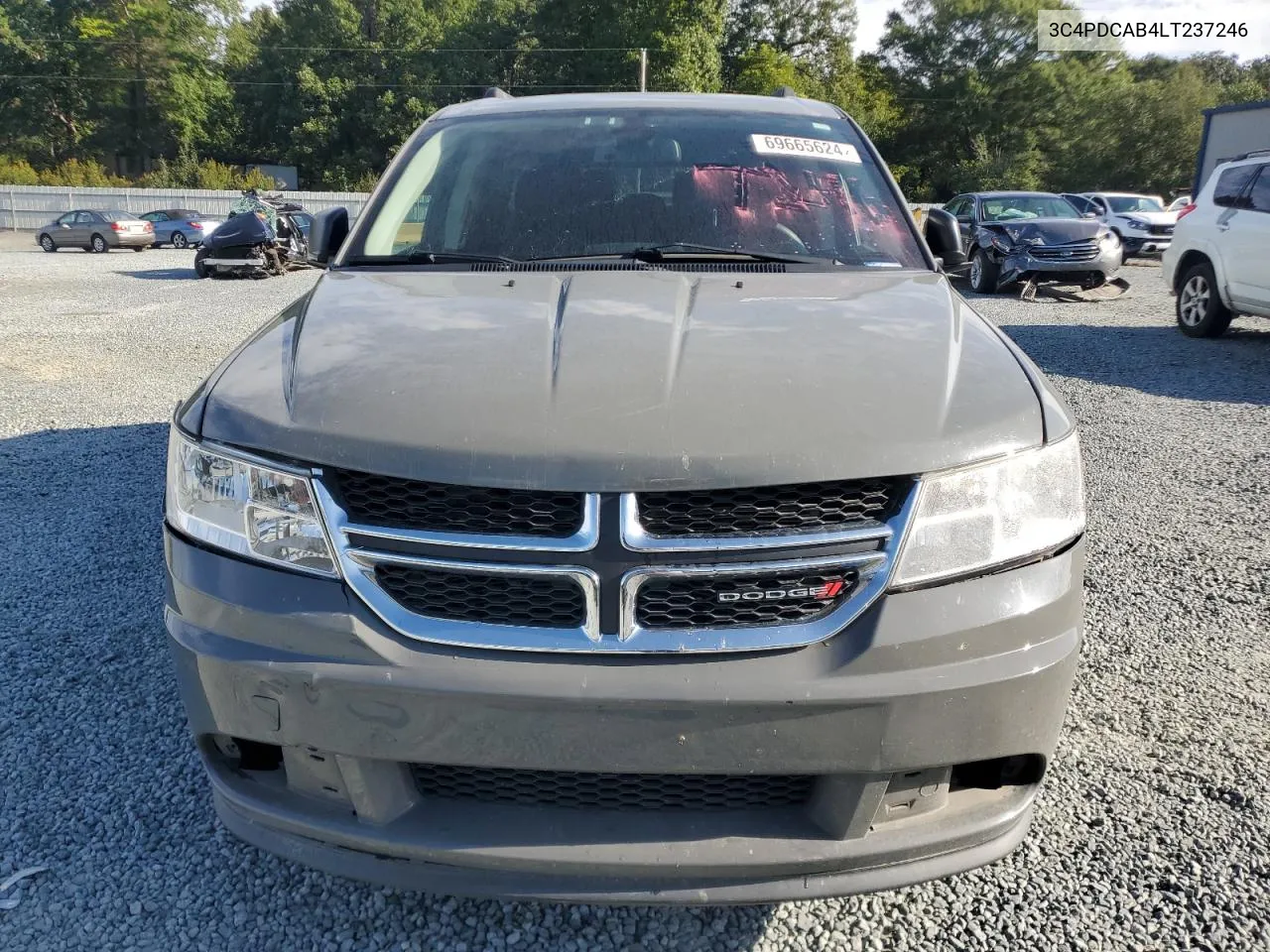 2020 Dodge Journey Se VIN: 3C4PDCAB4LT237246 Lot: 69665624