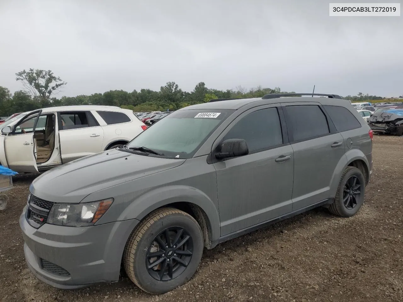 2020 Dodge Journey Se VIN: 3C4PDCAB3LT272019 Lot: 69884674