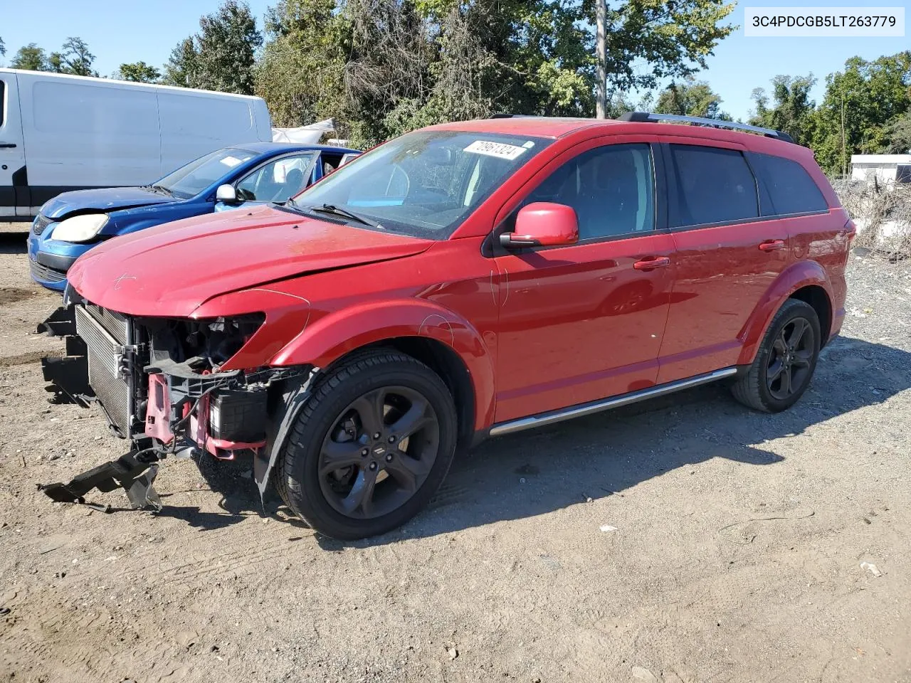 2020 Dodge Journey Crossroad VIN: 3C4PDCGB5LT263779 Lot: 70961324