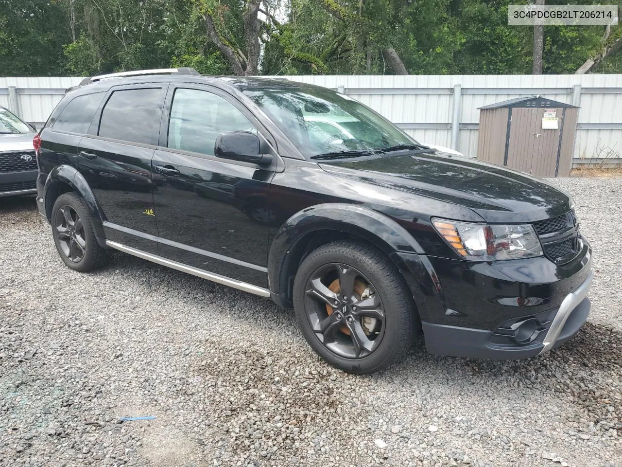 2020 Dodge Journey Crossroad VIN: 3C4PDCGB2LT206214 Lot: 71128304