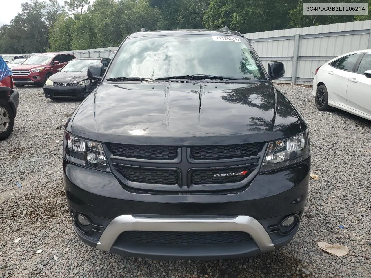 2020 Dodge Journey Crossroad VIN: 3C4PDCGB2LT206214 Lot: 71128304