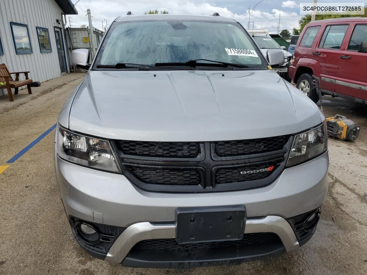 2020 Dodge Journey Crossroad VIN: 3C4PDCGB8LT272685 Lot: 71588004