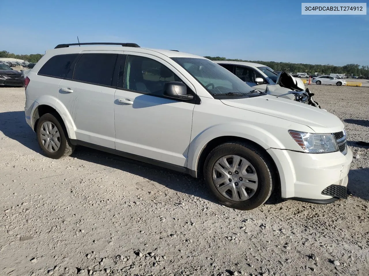 2020 Dodge Journey Se VIN: 3C4PDCAB2LT274912 Lot: 71612684