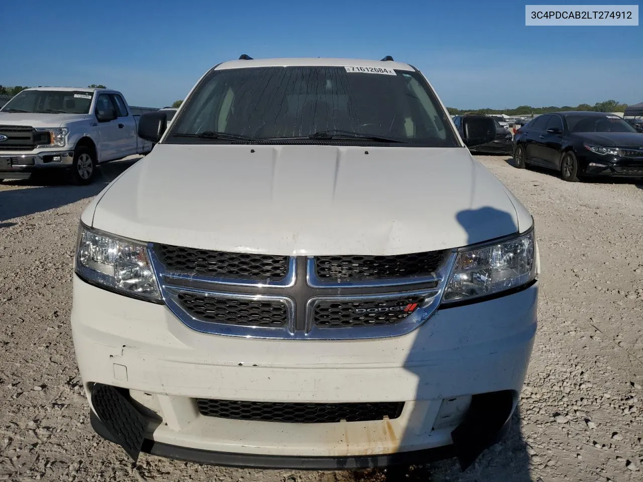 2020 Dodge Journey Se VIN: 3C4PDCAB2LT274912 Lot: 71612684