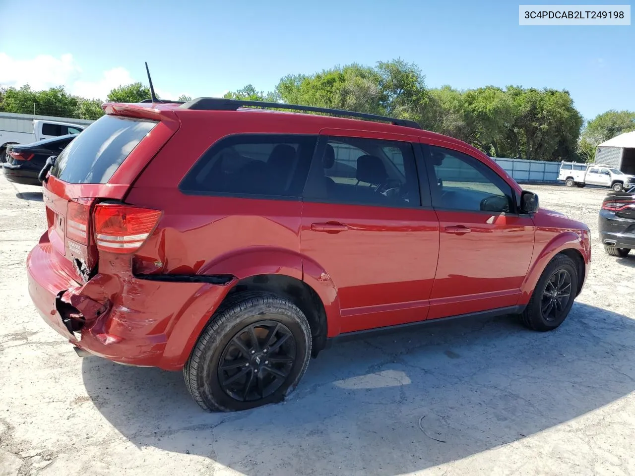 2020 Dodge Journey Se VIN: 3C4PDCAB2LT249198 Lot: 72166744