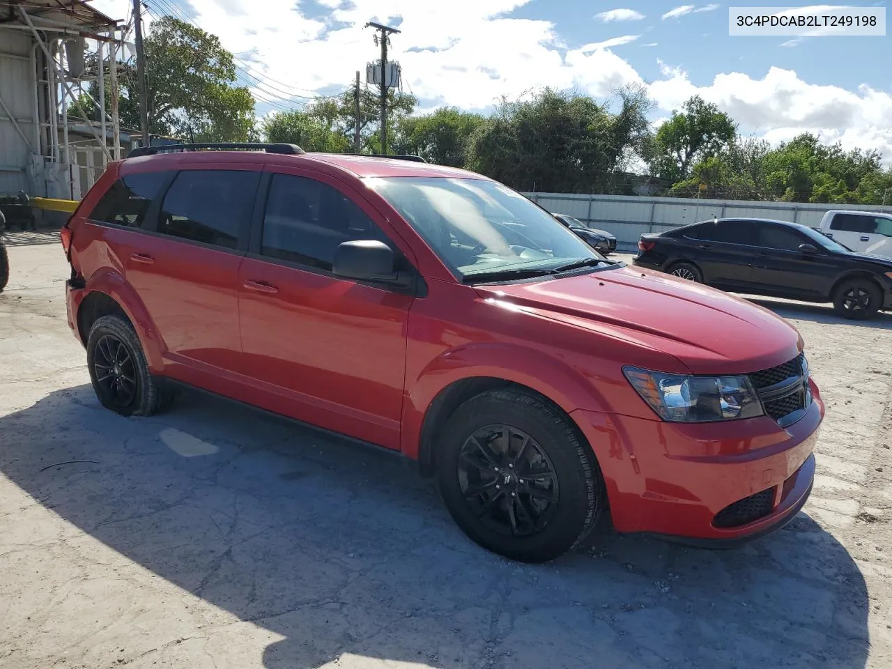 2020 Dodge Journey Se VIN: 3C4PDCAB2LT249198 Lot: 72166744