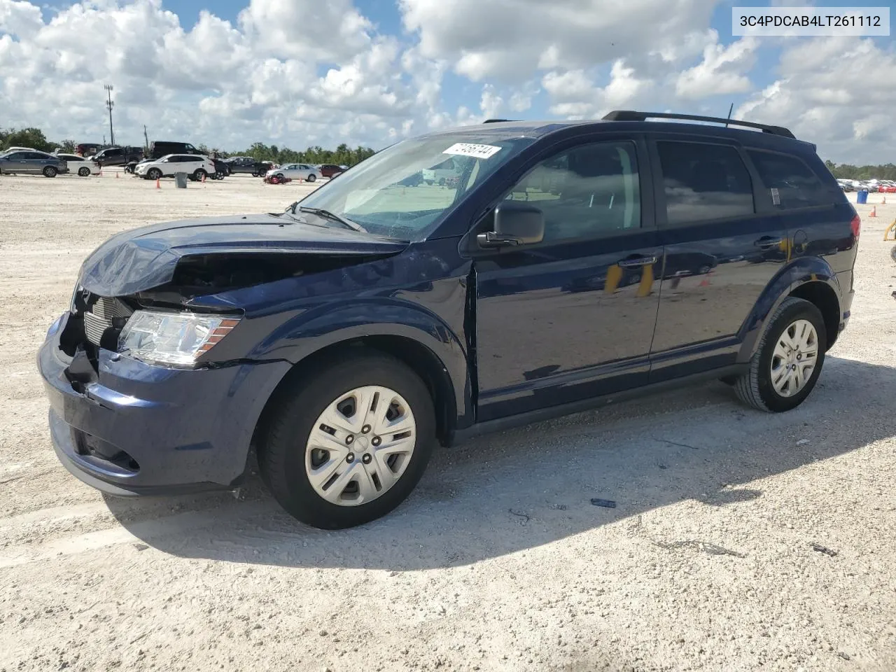 2020 Dodge Journey Se VIN: 3C4PDCAB4LT261112 Lot: 72456744