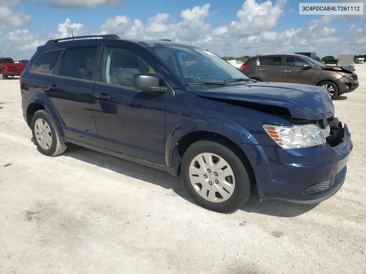 2020 Dodge Journey Se VIN: 3C4PDCAB4LT261112 Lot: 72456744