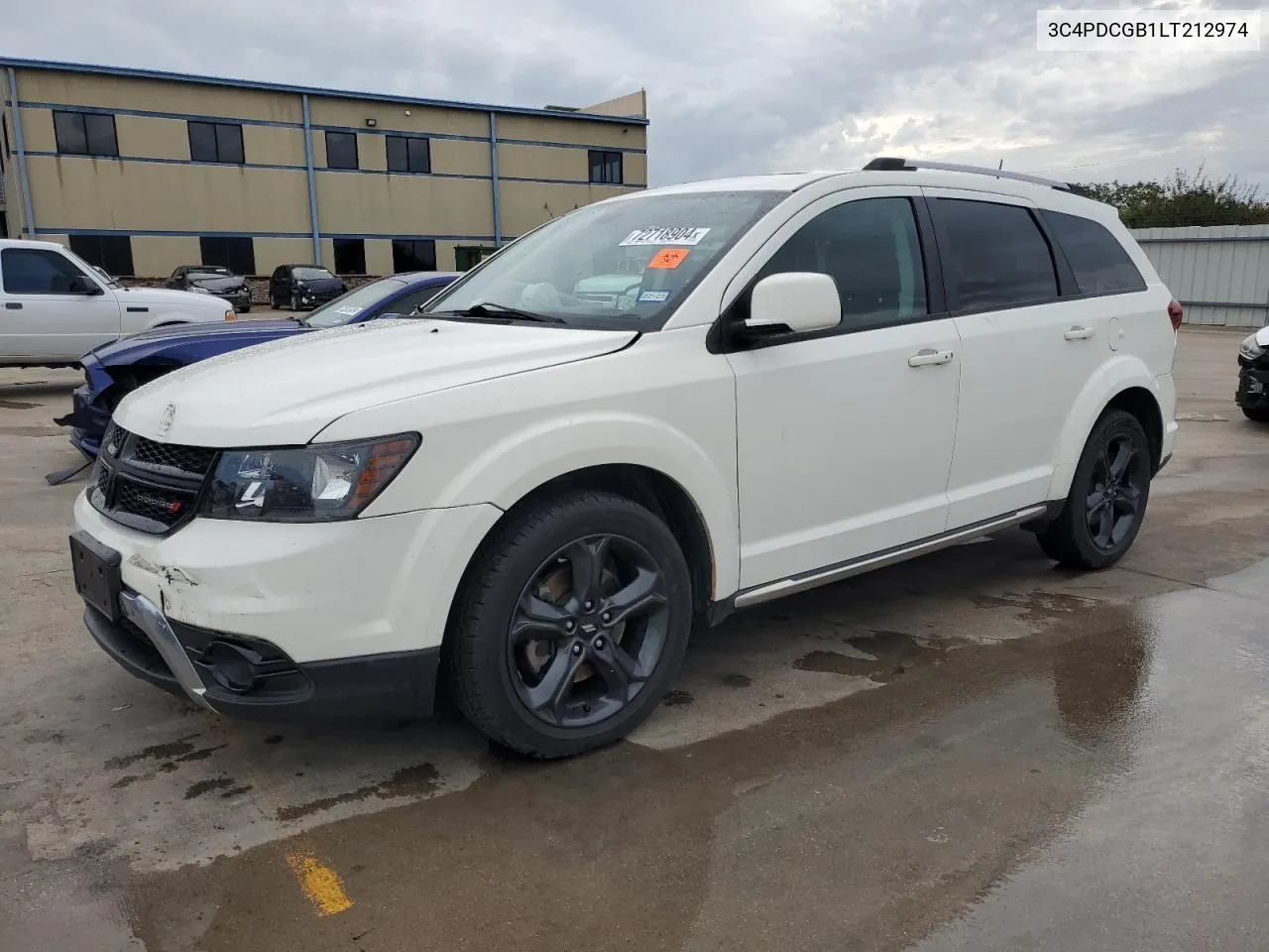 2020 Dodge Journey Crossroad VIN: 3C4PDCGB1LT212974 Lot: 72718904