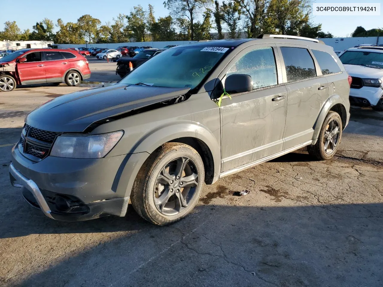 2020 Dodge Journey Crossroad VIN: 3C4PDCGB9LT194241 Lot: 72782944