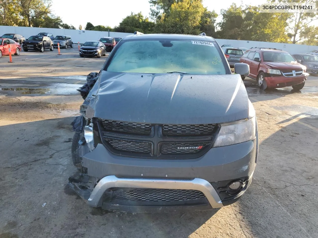 2020 Dodge Journey Crossroad VIN: 3C4PDCGB9LT194241 Lot: 72782944