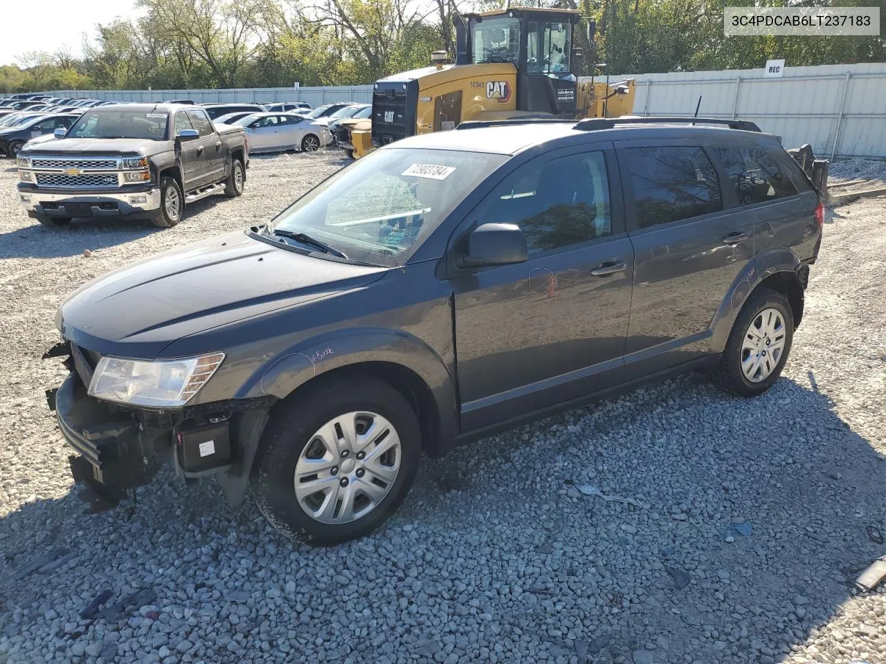 2020 Dodge Journey Se VIN: 3C4PDCAB6LT237183 Lot: 72903784