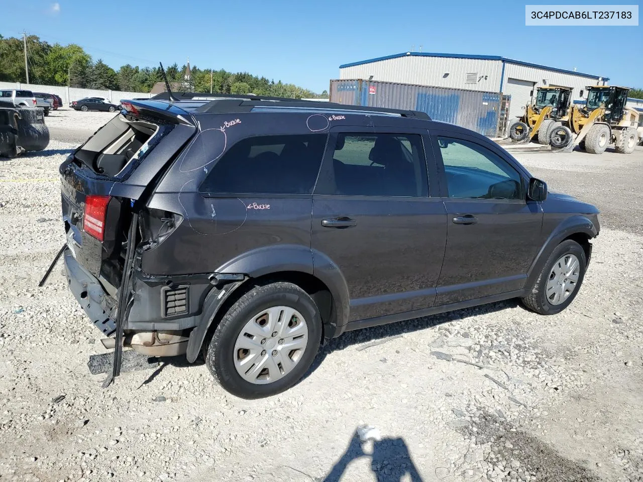 3C4PDCAB6LT237183 2020 Dodge Journey Se