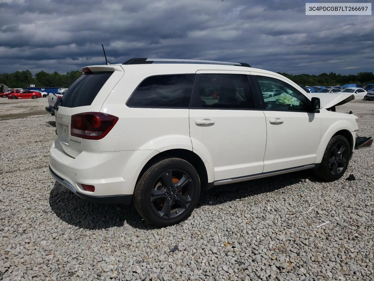 2020 Dodge Journey Crossroad VIN: 3C4PDCGB7LT266697 Lot: 73034064