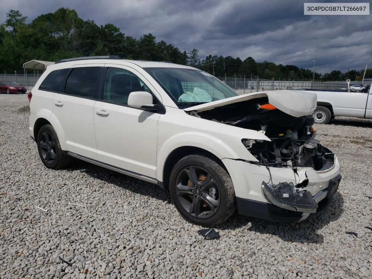 2020 Dodge Journey Crossroad VIN: 3C4PDCGB7LT266697 Lot: 73034064