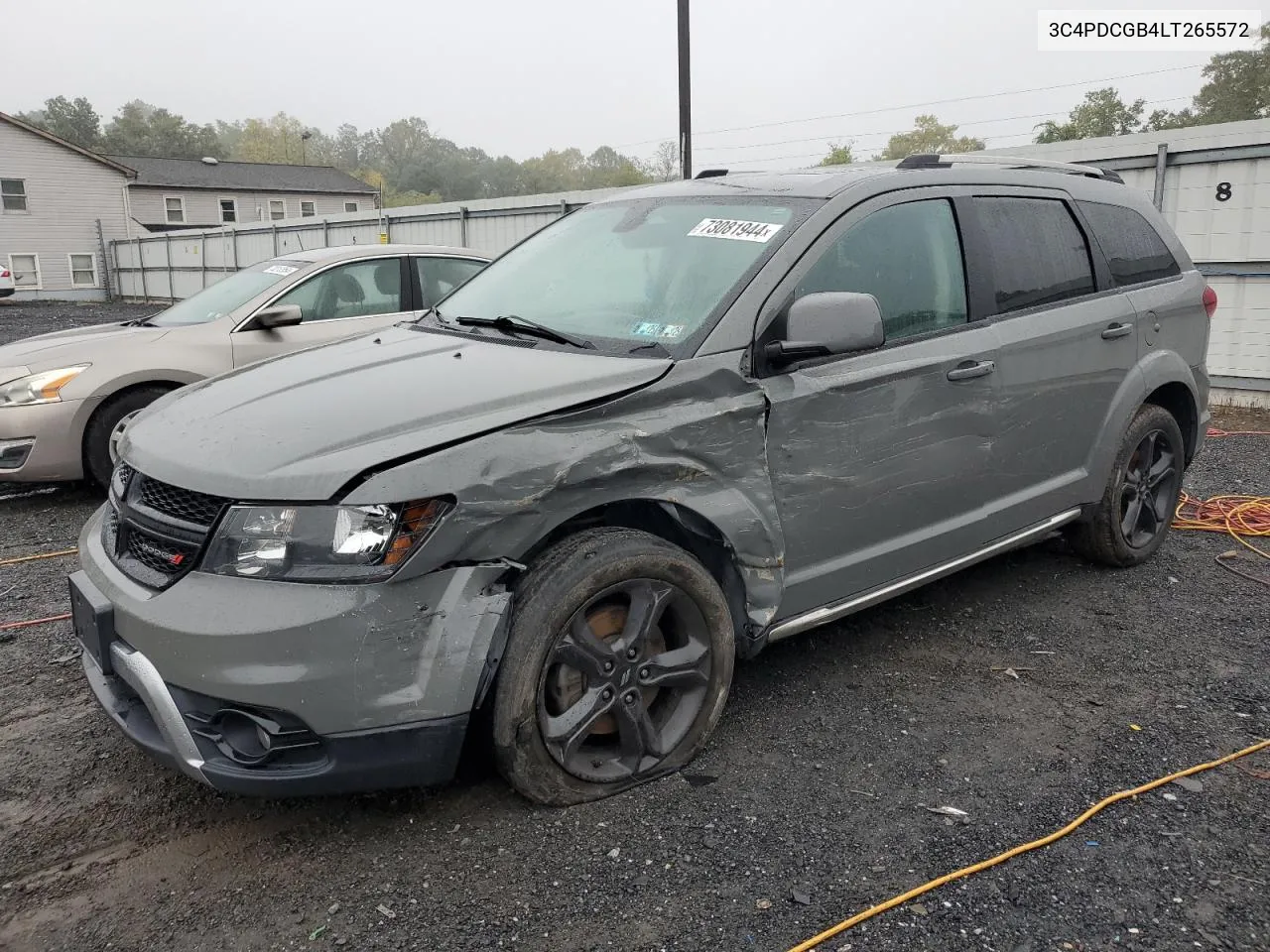 2020 Dodge Journey Crossroad VIN: 3C4PDCGB4LT265572 Lot: 73081944