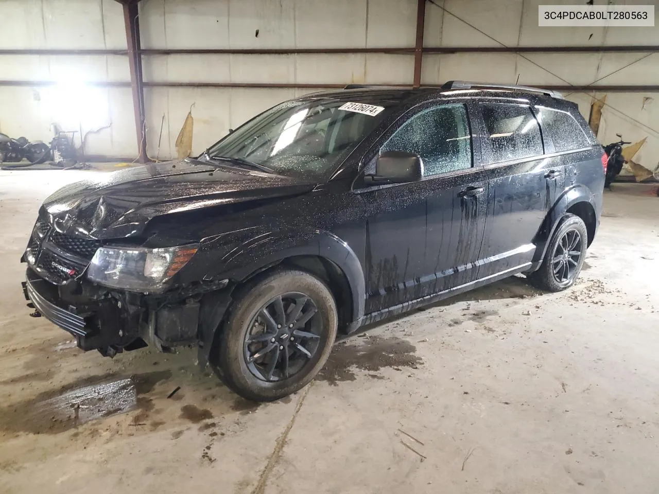 2020 Dodge Journey Se VIN: 3C4PDCAB0LT280563 Lot: 73126074