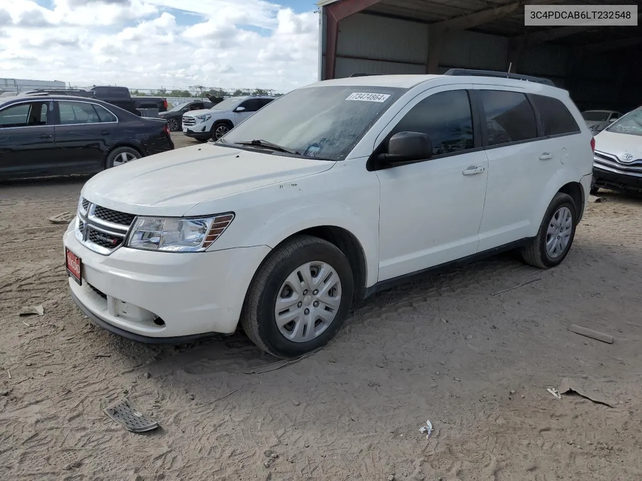 2020 Dodge Journey Se VIN: 3C4PDCAB6LT232548 Lot: 73474864