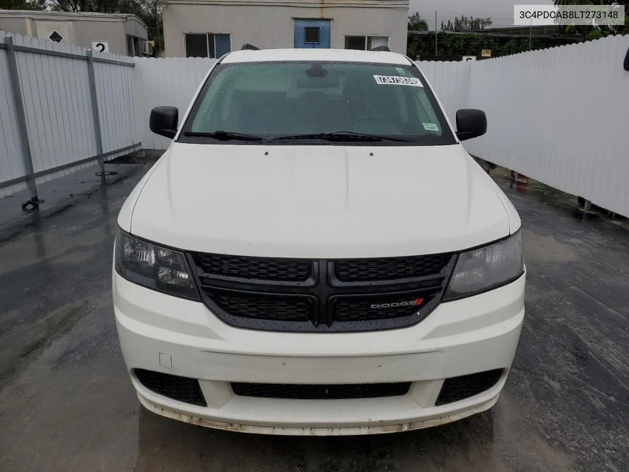 2020 Dodge Journey Se VIN: 3C4PDCAB8LT273148 Lot: 73475834