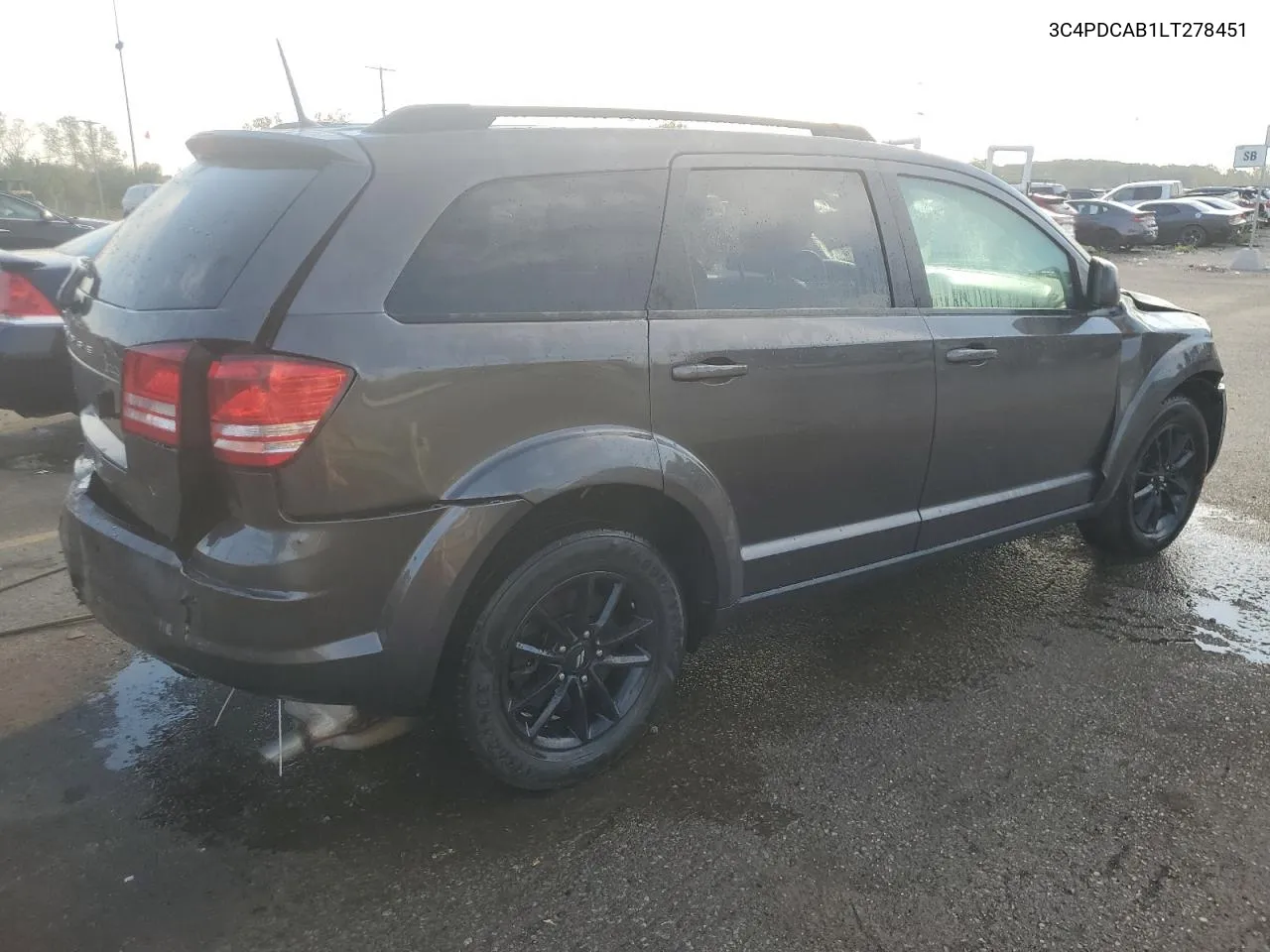 2020 Dodge Journey Se VIN: 3C4PDCAB1LT278451 Lot: 73498034