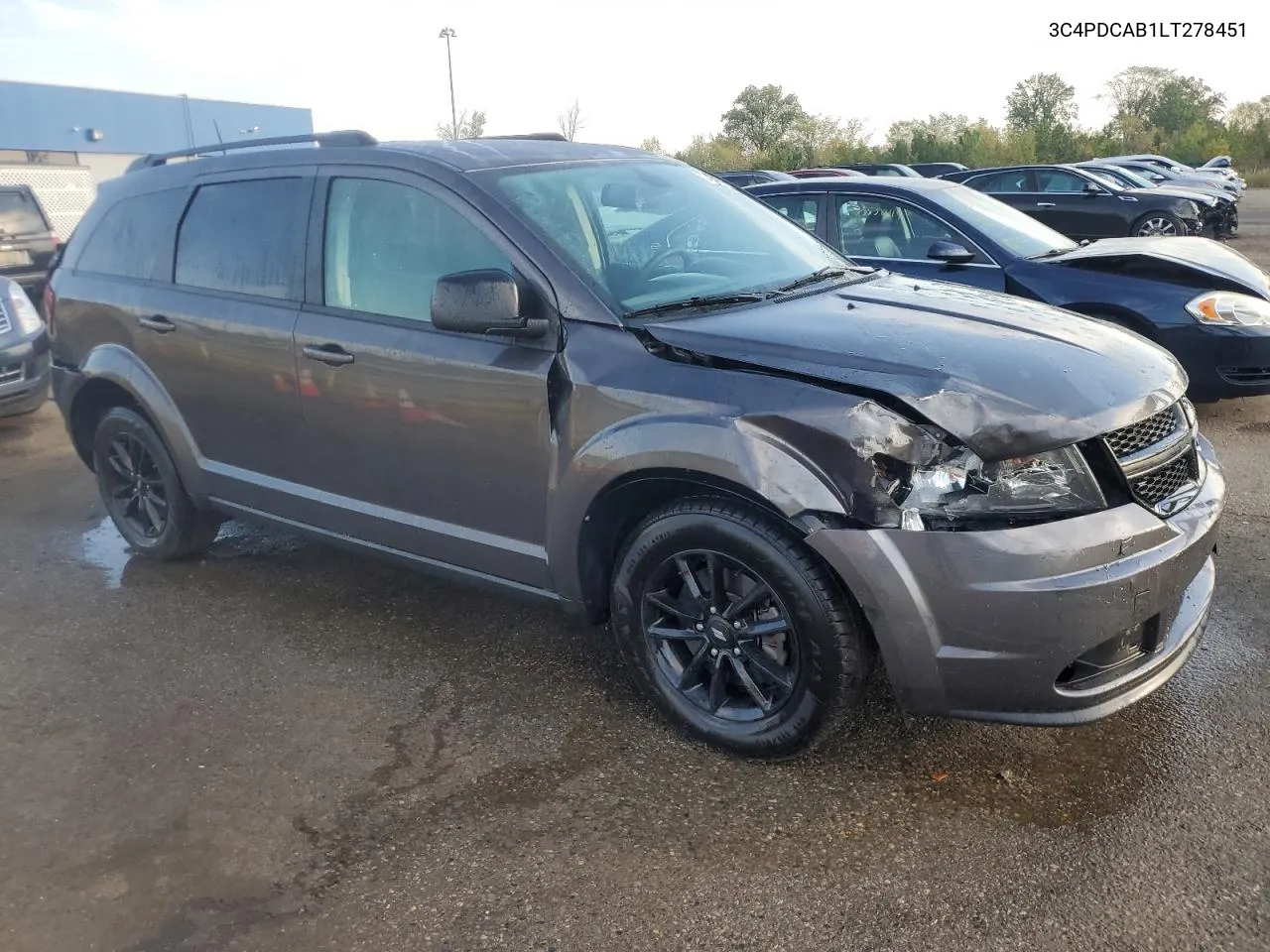 2020 Dodge Journey Se VIN: 3C4PDCAB1LT278451 Lot: 73498034