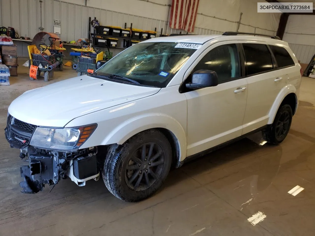 2020 Dodge Journey Se VIN: 3C4PDCABXLT273684 Lot: 74086134