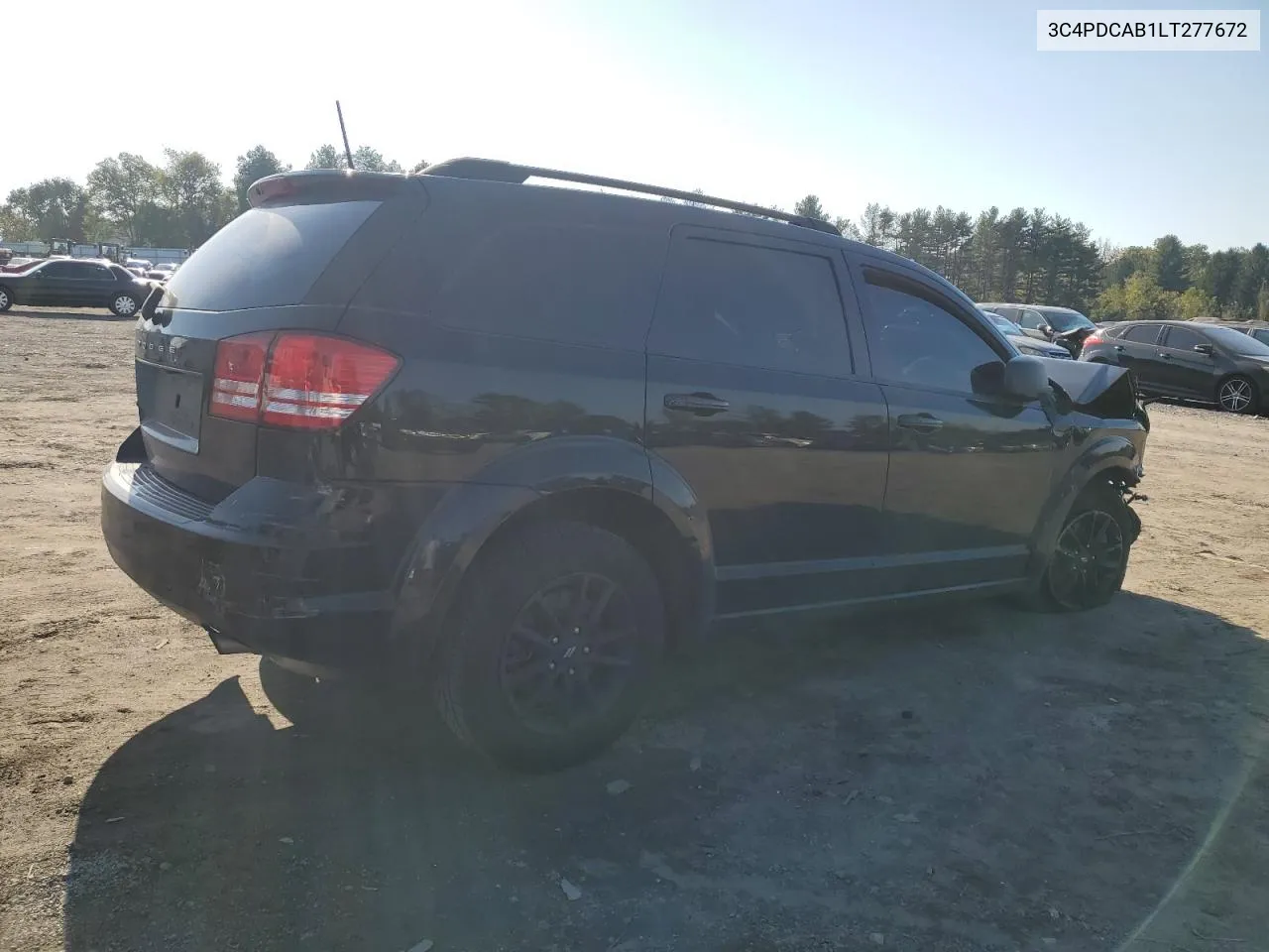 2020 Dodge Journey Se VIN: 3C4PDCAB1LT277672 Lot: 74432324