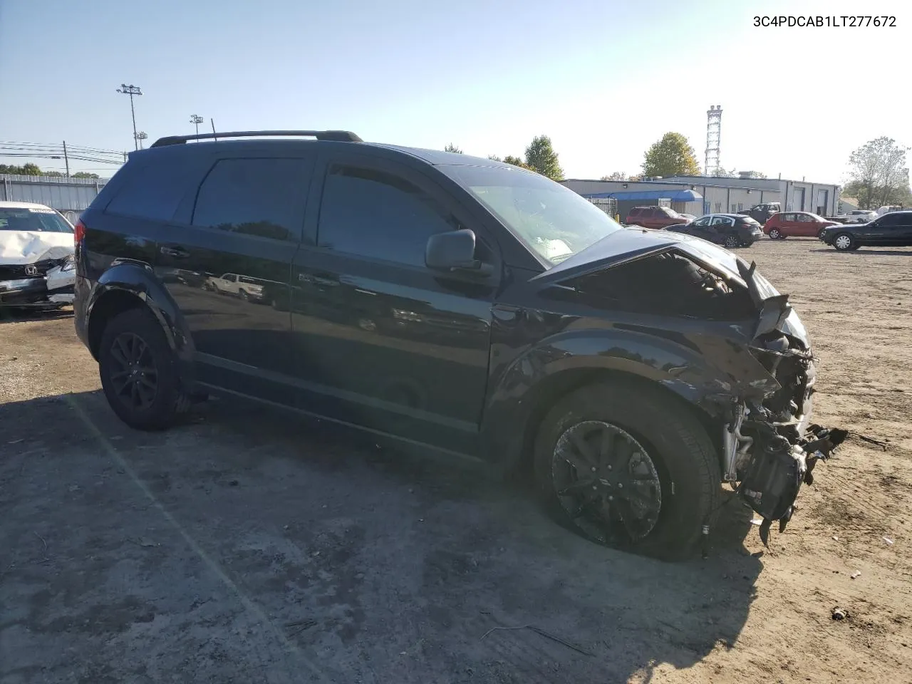 2020 Dodge Journey Se VIN: 3C4PDCAB1LT277672 Lot: 74432324