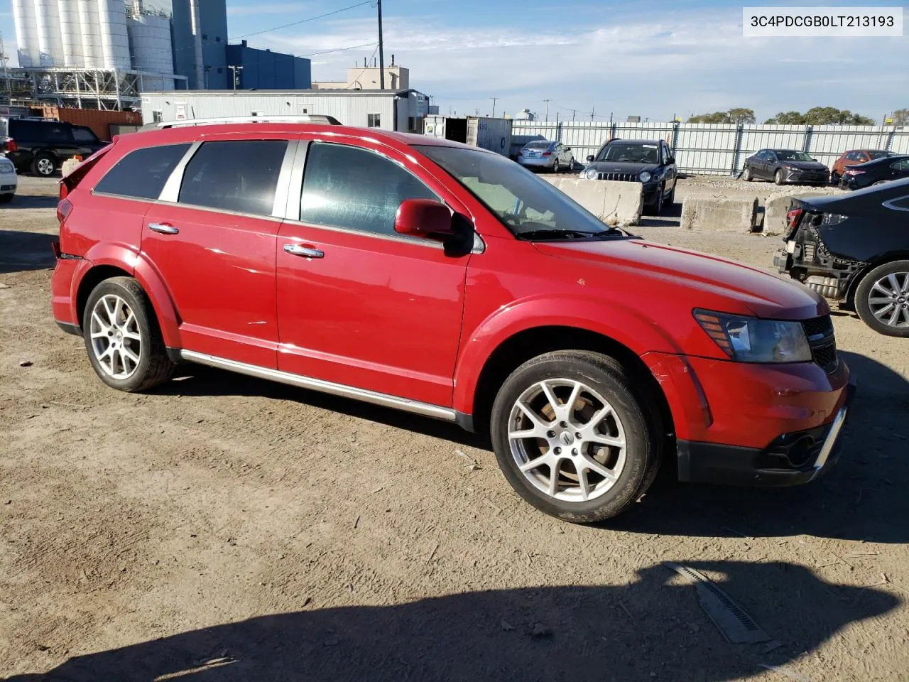 2020 Dodge Journey Crossroad VIN: 3C4PDCGB0LT213193 Lot: 74600274