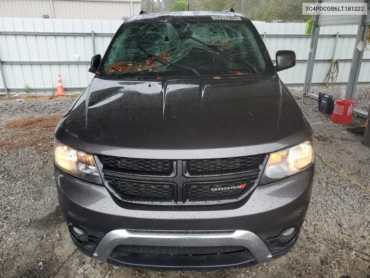 2020 Dodge Journey Crossroad VIN: 3C4PDCGB6LT181222 Lot: 74717924