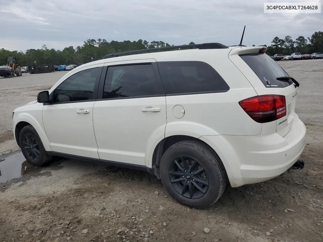 2020 Dodge Journey Se VIN: 3C4PDCABXLT264628 Lot: 74828494