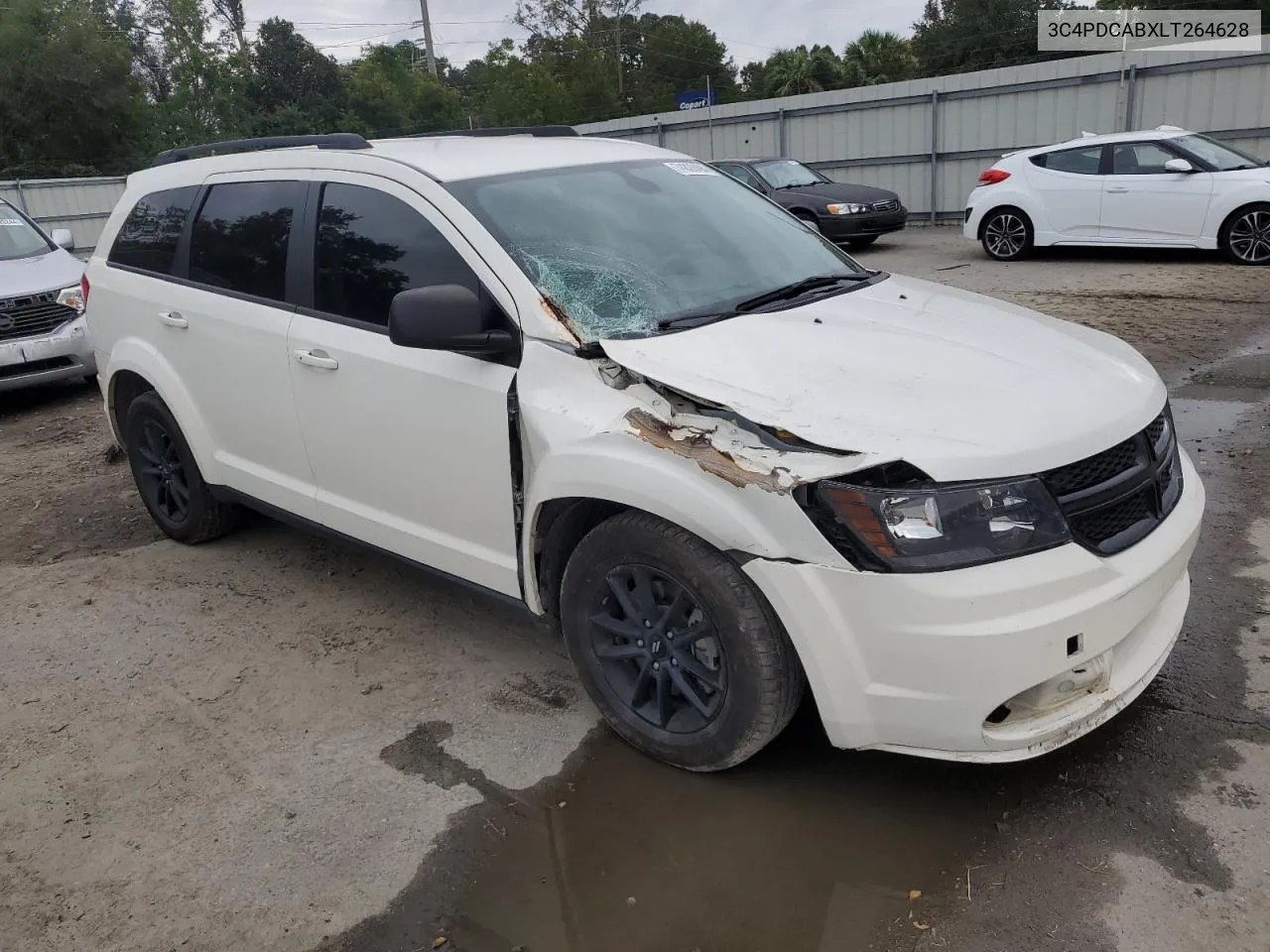 2020 Dodge Journey Se VIN: 3C4PDCABXLT264628 Lot: 74828494